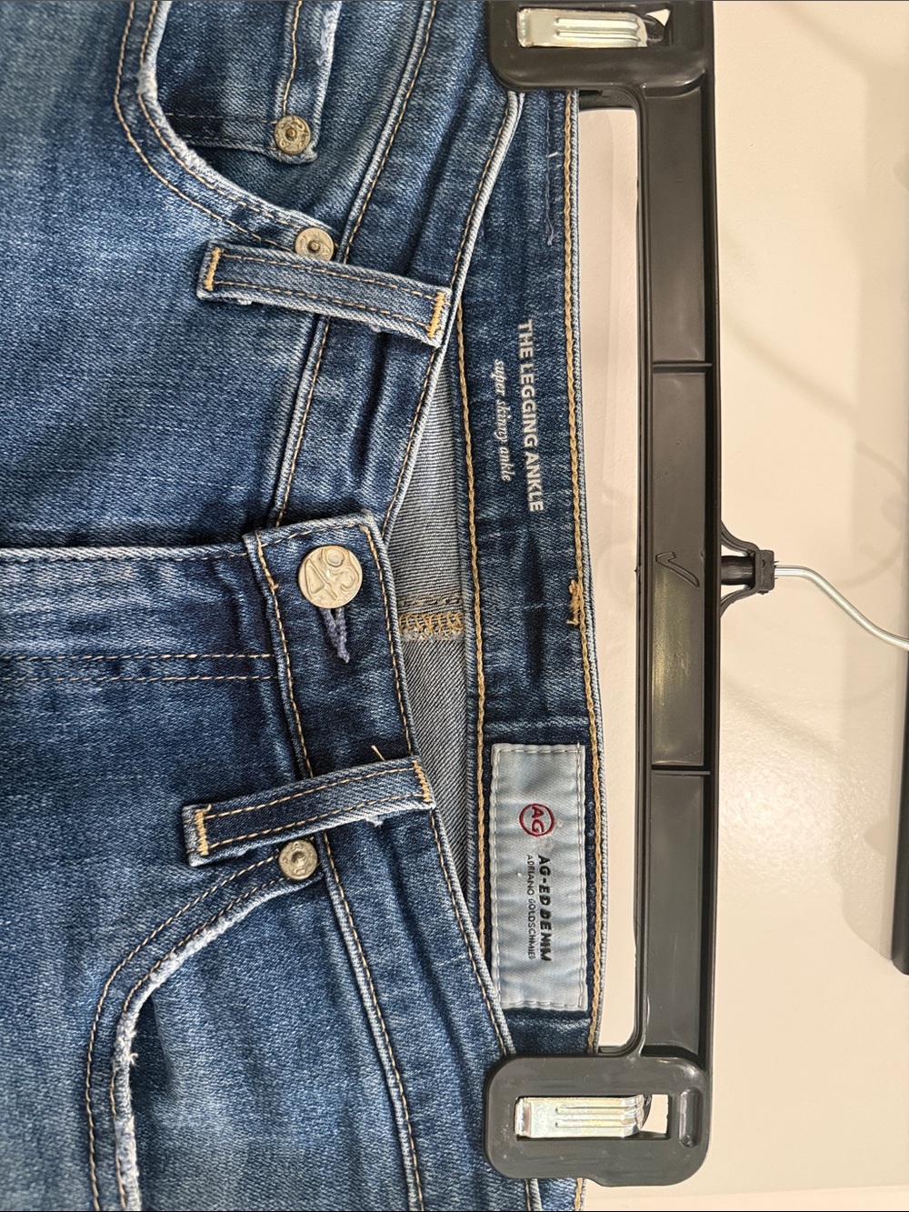 AG Adriano Goldschmied The Legging Ankle Jeans - Medium Blue Wash